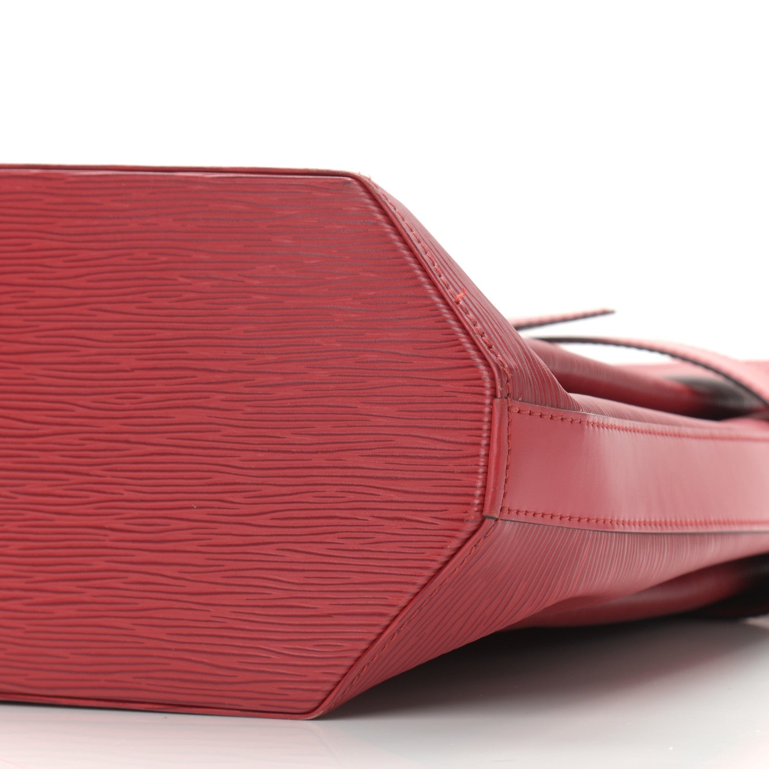Louis Vuitton Epi Sac D'Epaule GM Castillan Red 10 of 11