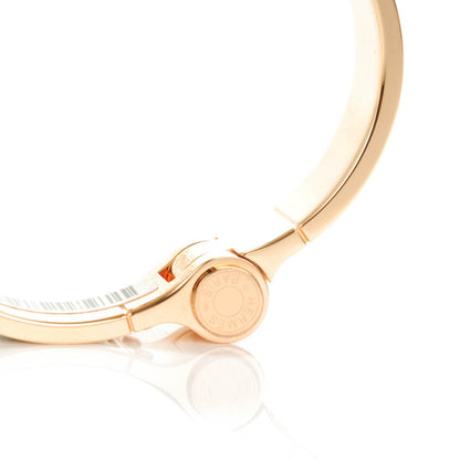 Hermes Enamel Charniere Uni Narrow Hinged Bracelet S Sauge 4 of 5