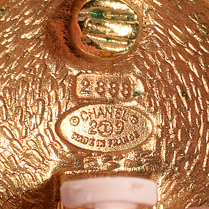Chanel CC Clip On Earrings Gold 4 of 4