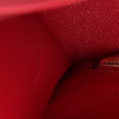 Chanel Lambskin Quilted Jumbo Double Flap Red 7 of 12