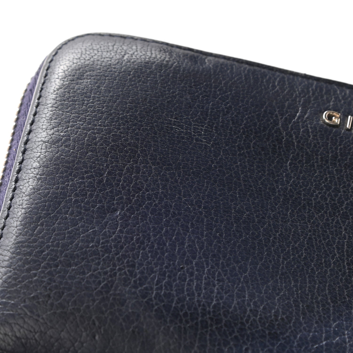 Givenchy Sugar Goatskin Pandora Zip Around Wallet Night Blue 9 of 13