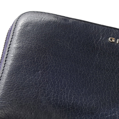 Givenchy Sugar Goatskin Pandora Zip Around Wallet Night Blue 9 of 13