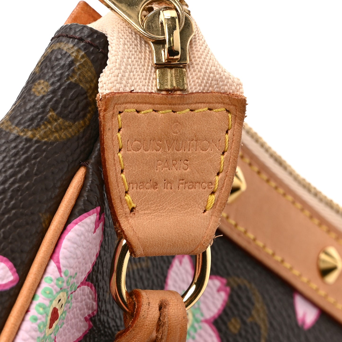 Monogram Cherry Blossom Pochette Accessories Brown