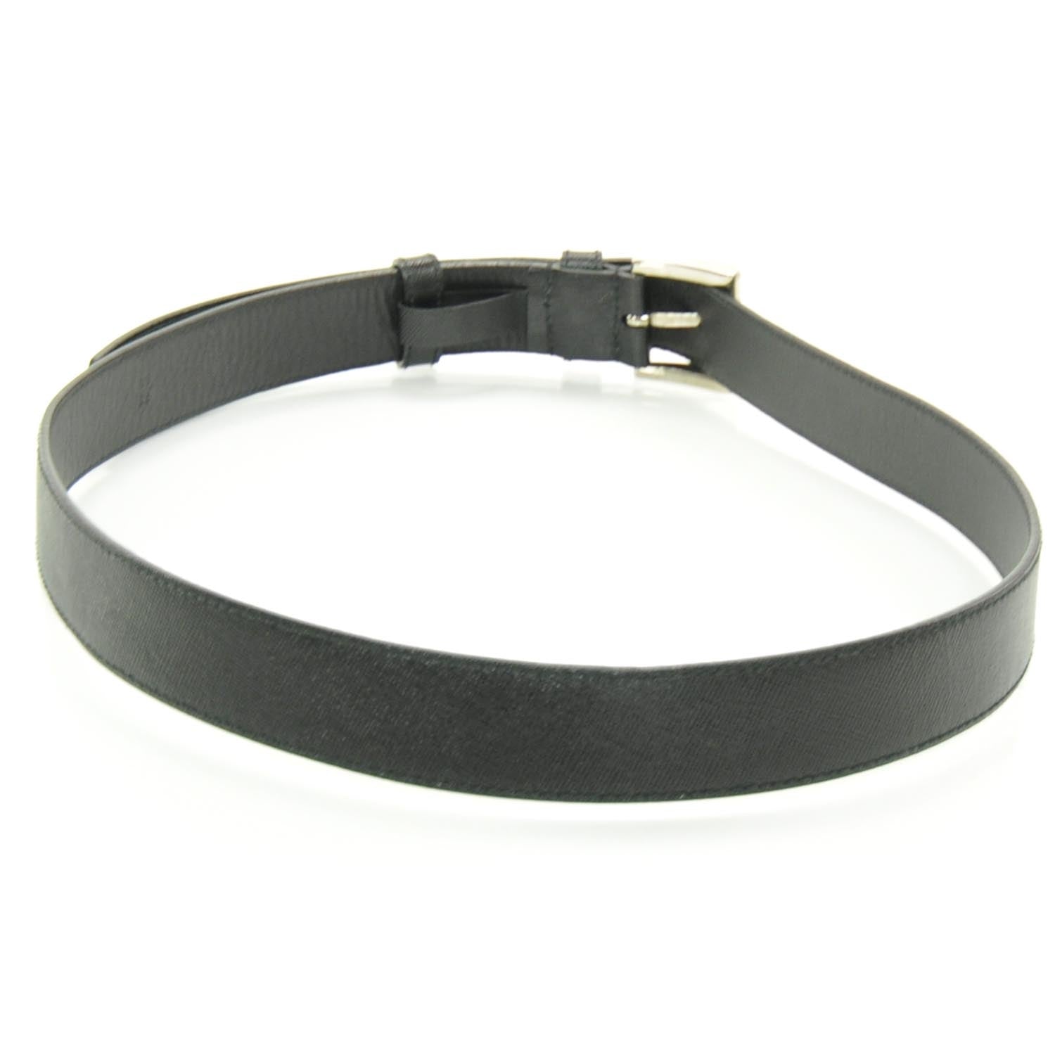 Prada Saffiano Belt 80 32 Black 4 of 7