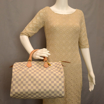 Louis Vuitton Damier Azur Speedy 35 2 of 7