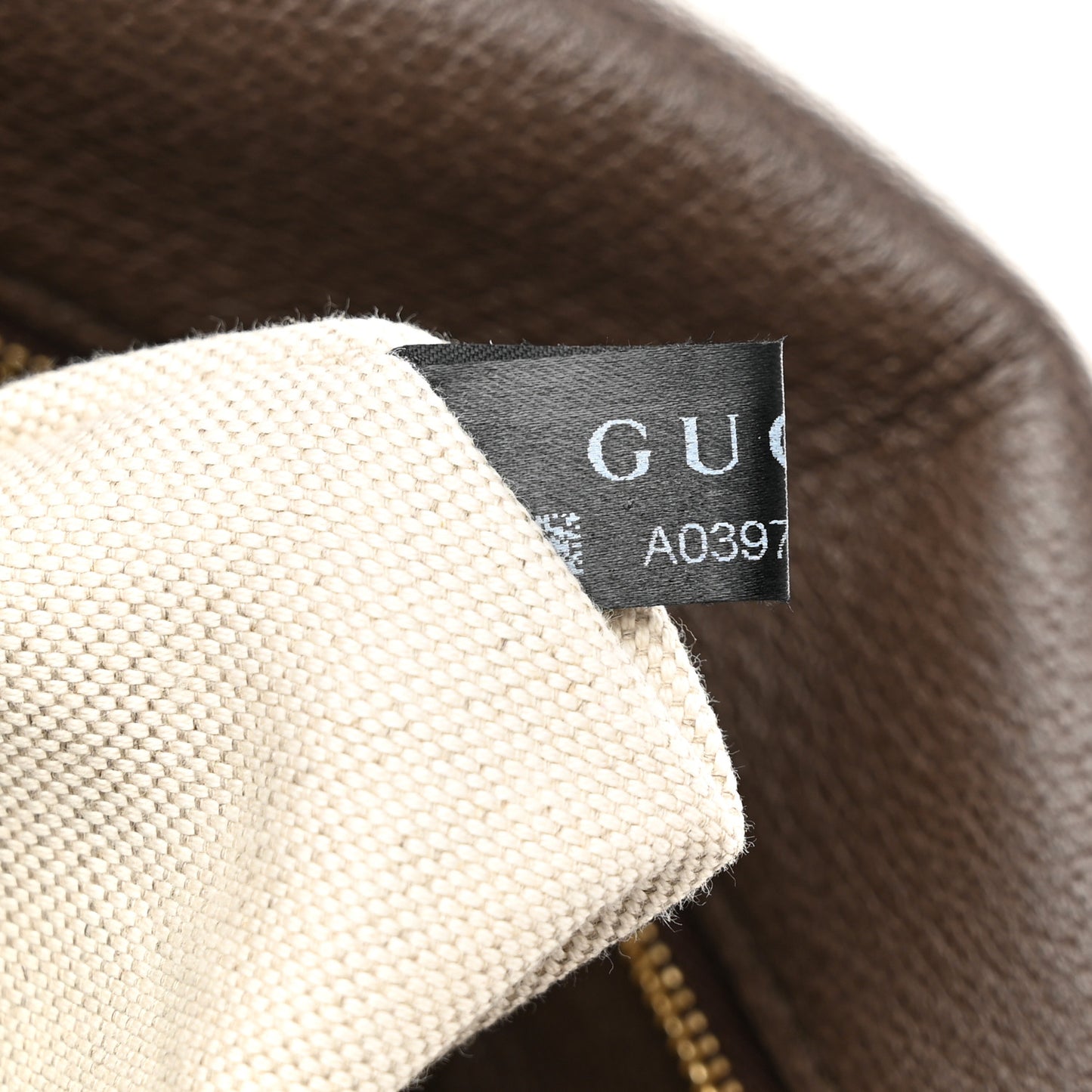 GG Supreme Monogram Textured Dollar Calfskin Web Medium Blondie Top Handle Shoulder Flap Bag Beige Ebony New Acero