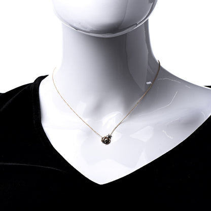 Tiffany 18K Rose Gold Sterling Silver Return to Love Bugs Ladybug Pendant Necklace 2 of 8