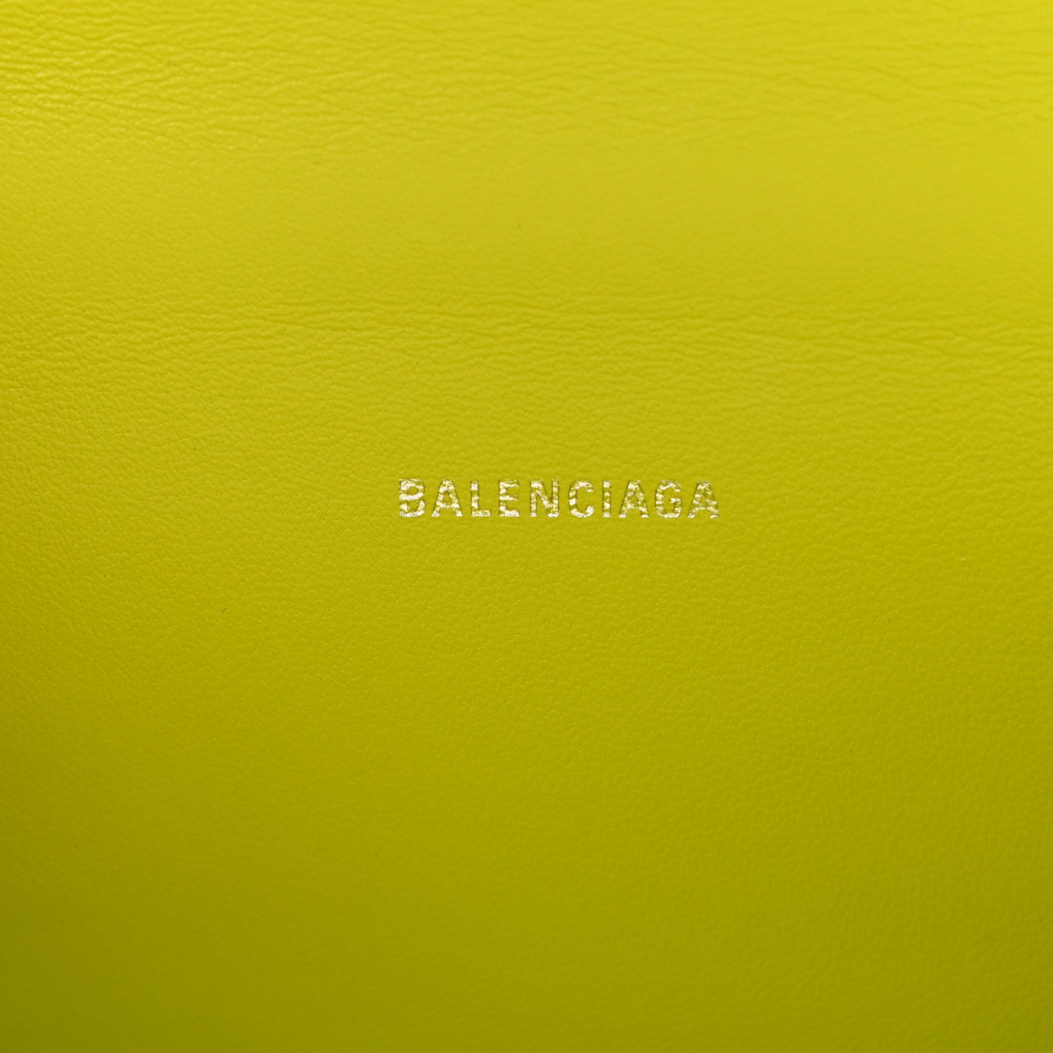Balenciaga Grained Calfskin Hourglass Top Handle Bag XS Lime 6 of 9