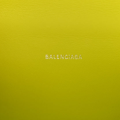 Balenciaga Grained Calfskin Hourglass Top Handle Bag XS Lime 6 of 9
