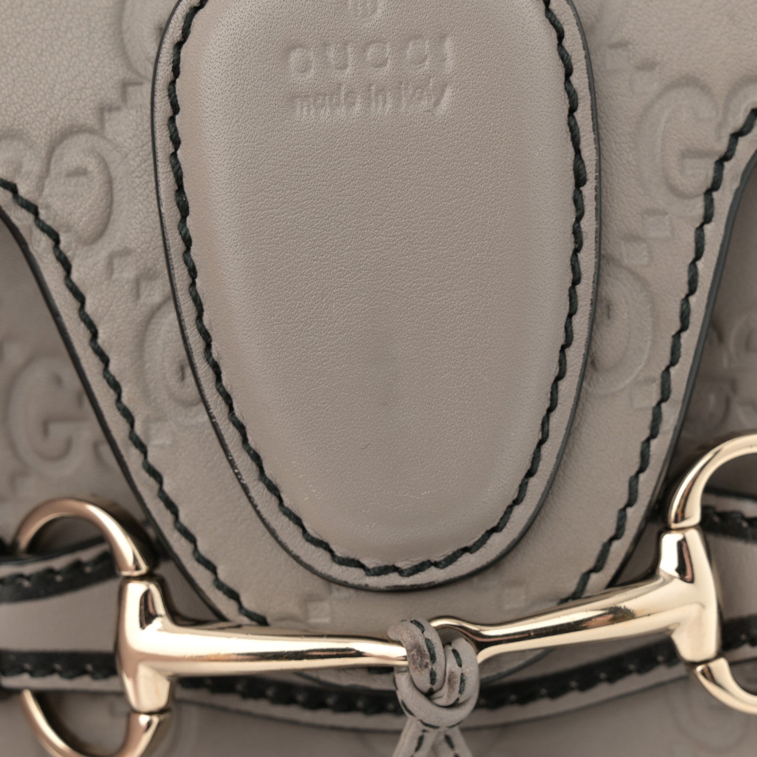 Gucci Guccissima Mini Emily Chain Shoulder Bag Storm Grey 11 of 11
