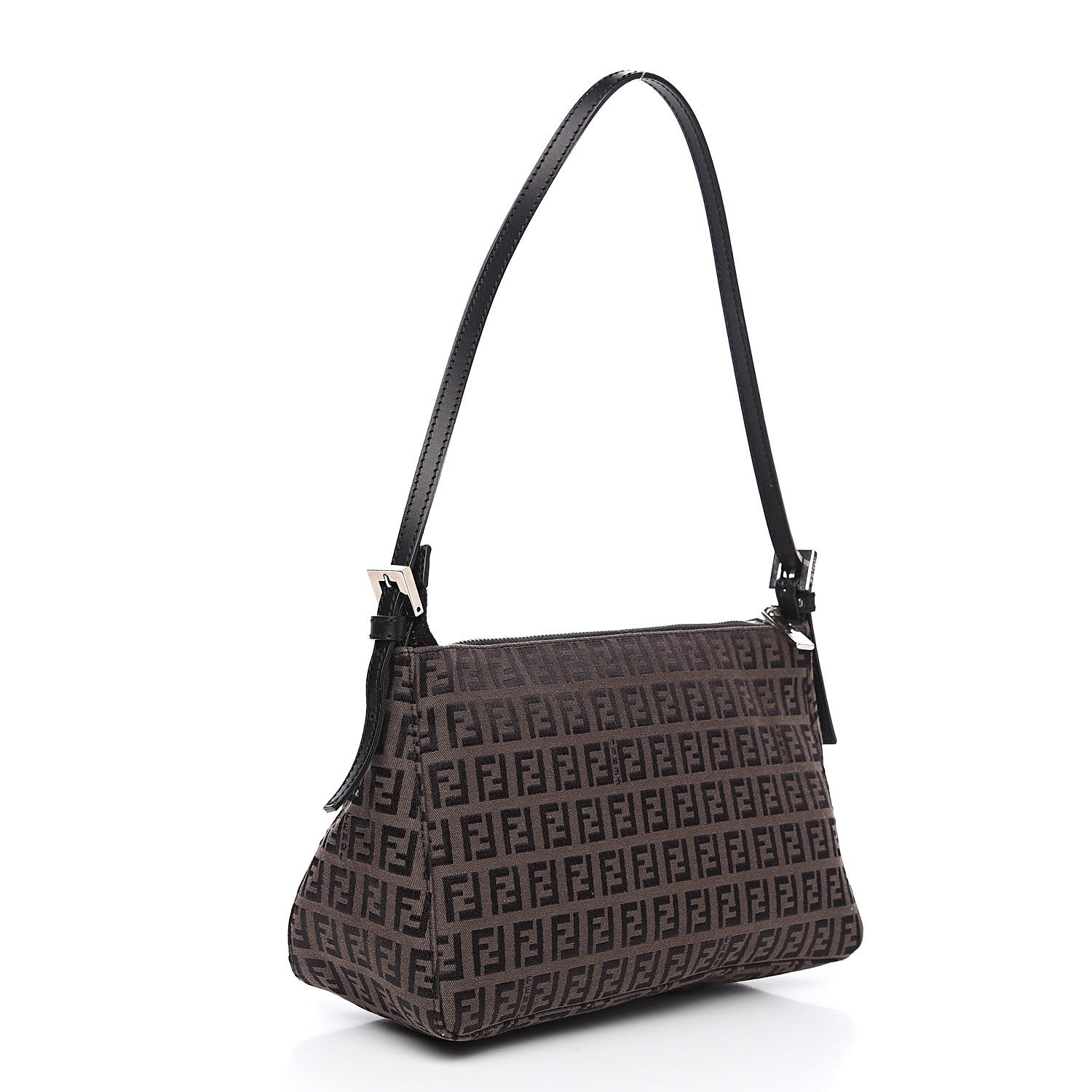 Fendi Zucchino Pochette Tobacco Moro 2 of 8