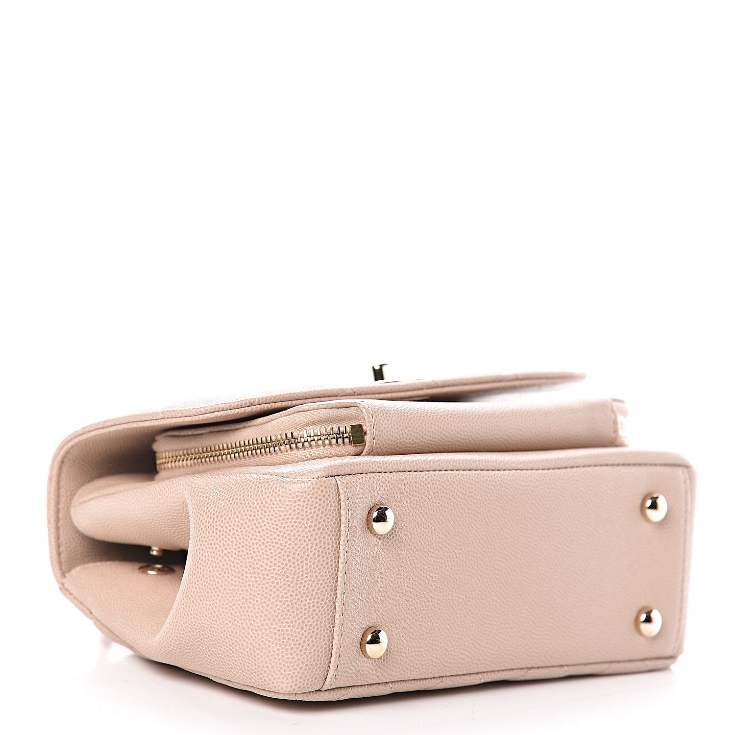 Chanel Caviar Quilted Small Business Affinity Flap Beige 4 of 12