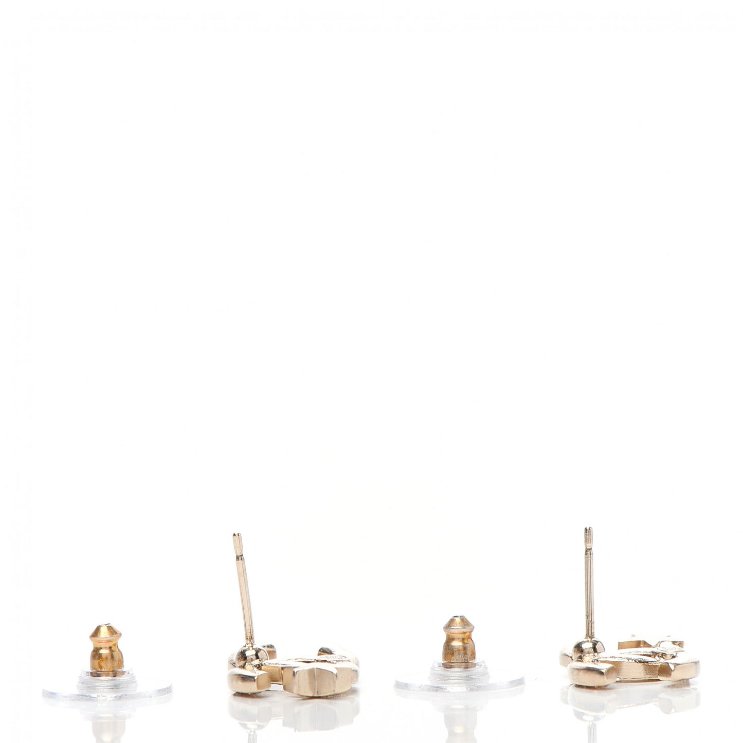Crystal CC Starfall Earrings Gold