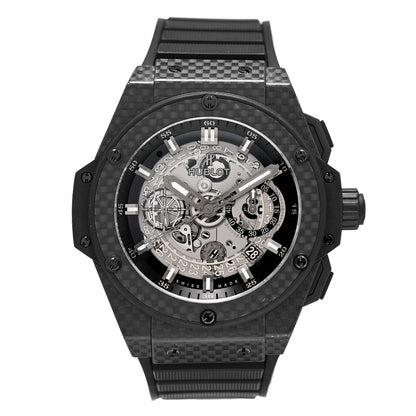 Hublot Carbon Rubber 48mm King Power Unico Automatic Watch Black 701.QX.0140.RX 1 of 4