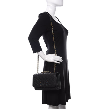 Chanel Caviar Quilted Medium CC Filigree Flap Black 3 of 13