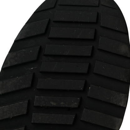 Chanel Crackled Calfskin Velvet Pearl Combat Short Boots 40 Black 7 of 7