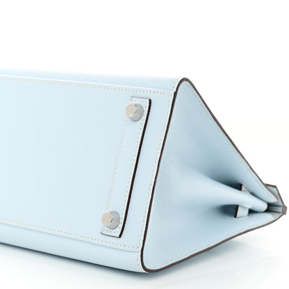Hermes Epsom Birkin Sellier 25 Bleu Brume 11 of 11