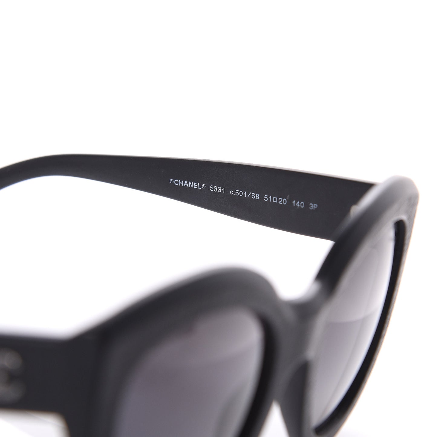 Acetate Polarized Butterfly Signature Sunglasses 5331 Black