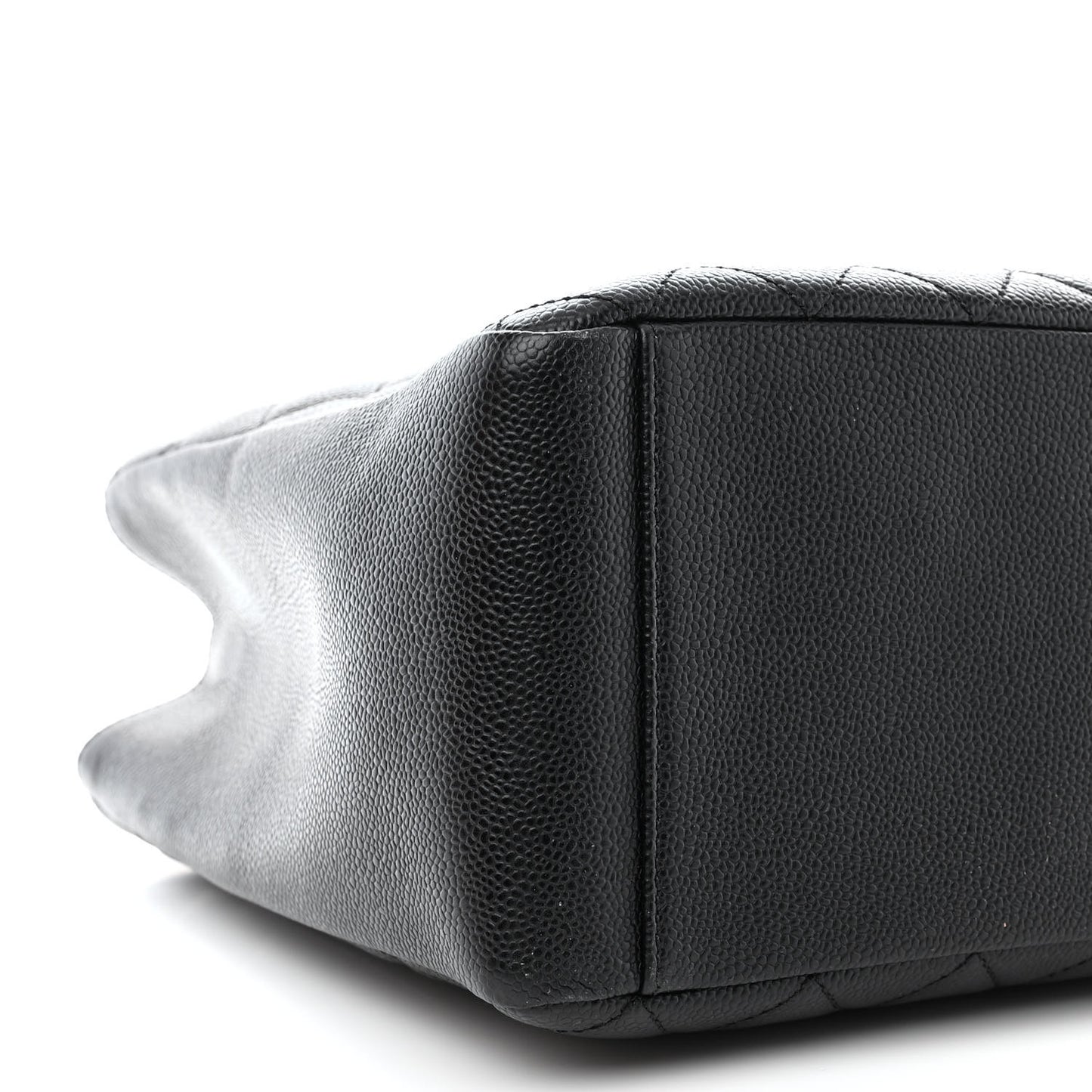 Caviar Quilted Grand Shopping Tote GST Black