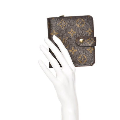 Louis Vuitton Monogram Compact Zippe Zipped Wallet 2 of 9