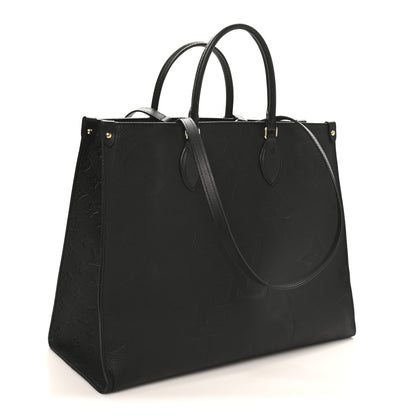 Louis Vuitton Empreinte Monogram Giant Onthego GM Black 3 of 9