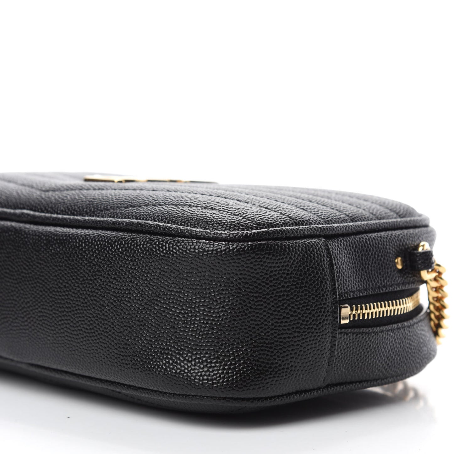 Grain De Poudre Matelasse Monogram Mini Lou Camera Bag Black