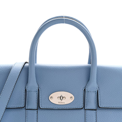 Mulberry Classic Grain Calfskin Small Bayswater Porcelain Blue 7 of 18