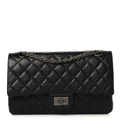 Chanel Aged Calfskin Quilted 2.55 Reissue 225 Flap Black 1 of 10