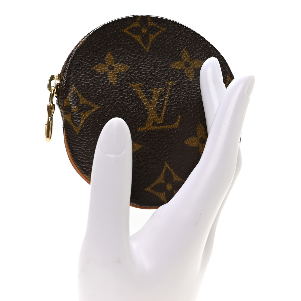 Monogram Round Coin Purse