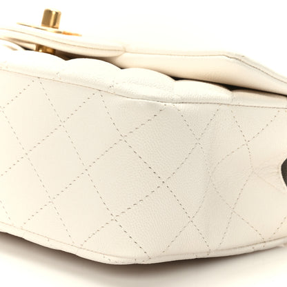 Chanel Caviar Quilted Mini Top Handle Rectangular Flap White 9 of 9