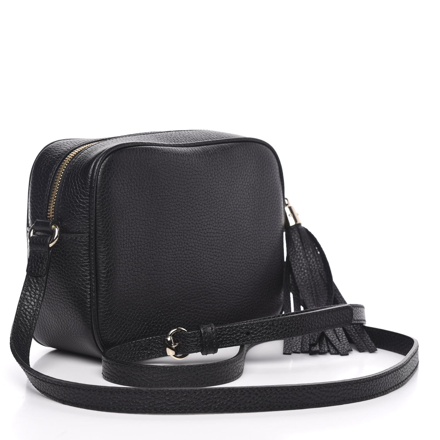 Gucci Pebbled Calfskin Small Soho Disco Bag Black 3 of 9