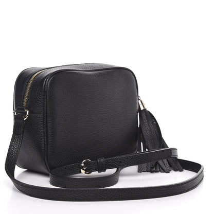 Gucci Pebbled Calfskin Small Soho Disco Bag Black 3 of 9