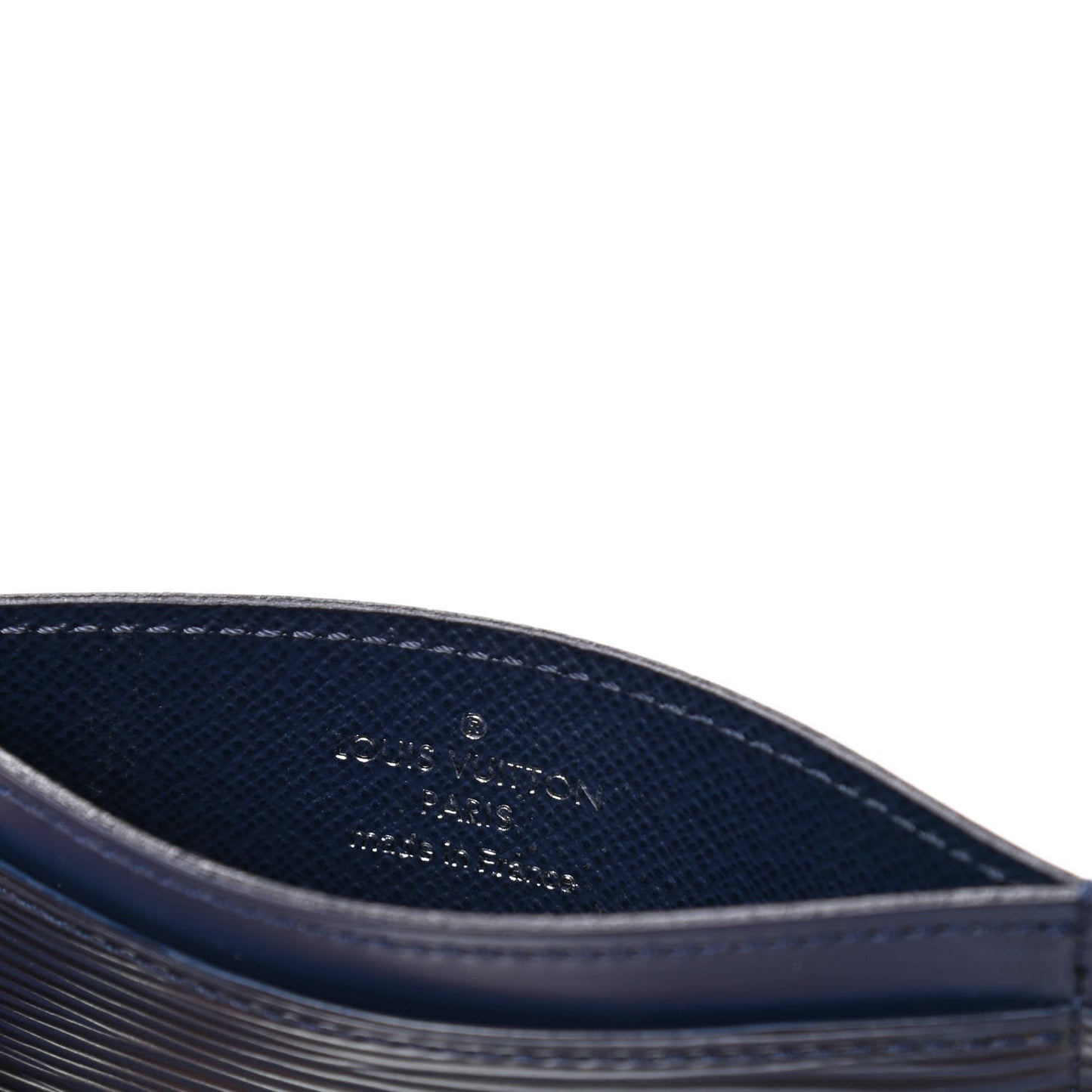 Epi Card Holder Indigo