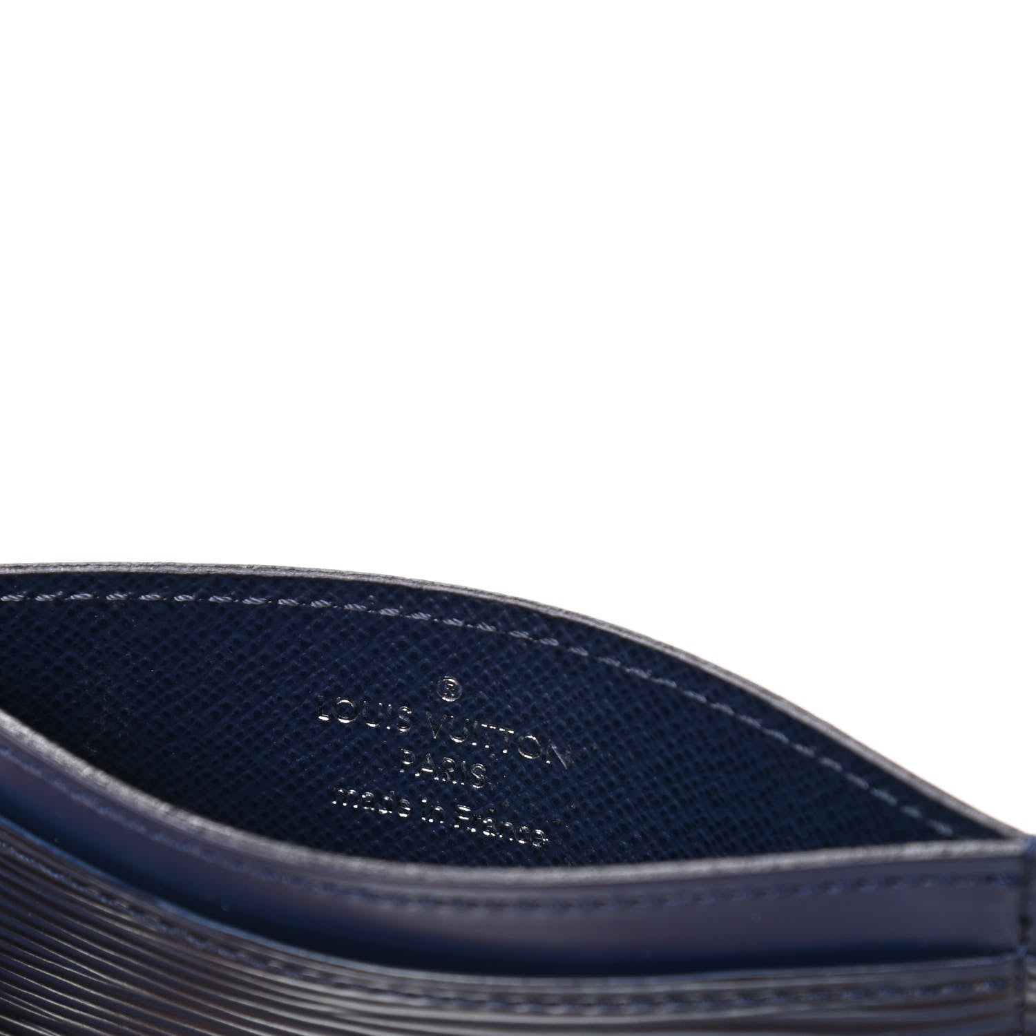 Louis Vuitton Epi Card Holder Indigo 4 of 4