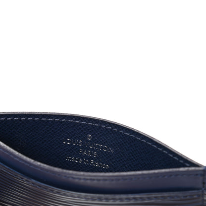 Louis Vuitton Epi Card Holder Indigo 4 of 4
