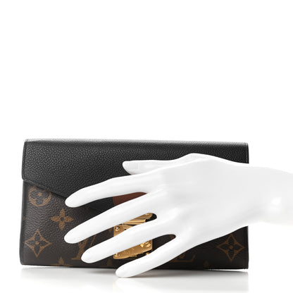 Louis Vuitton Monogram Pallas Wallet Black 2 of 7
