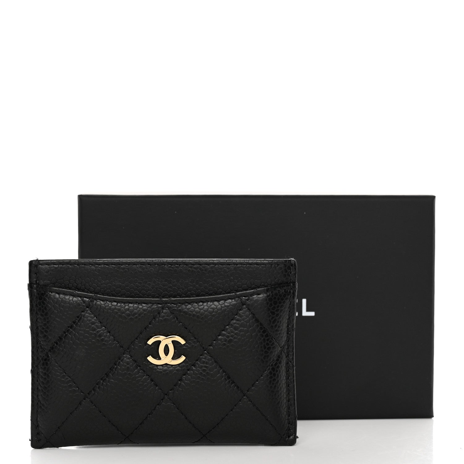Chanel Caviar Quilted Card Holder Black 8 of 8