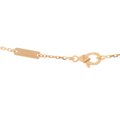 Van Cleef & Arpels 18K Yellow Gold Mother of Pearl Vintage Alhambra Pendant Necklace 3 of 4