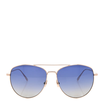 Tom Ford Titanium Milla Aviator Sunglasses TF784 Gold 2 of 8