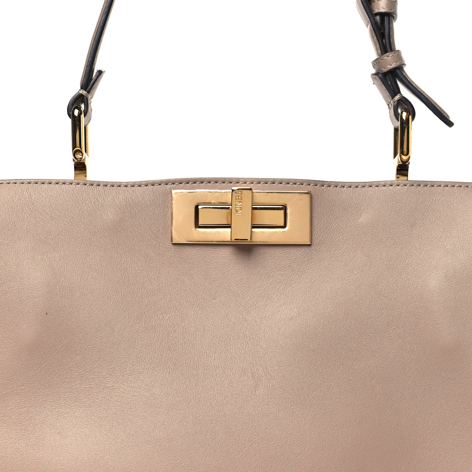 Fendi Vitello Medium Soft Peekaboo  Dove Gray 8 of 10