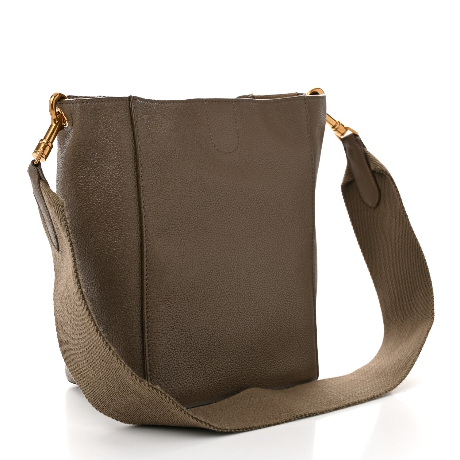 Celine Soft Grained Calfskin Small Sangle Bucket Bag 3 of 11