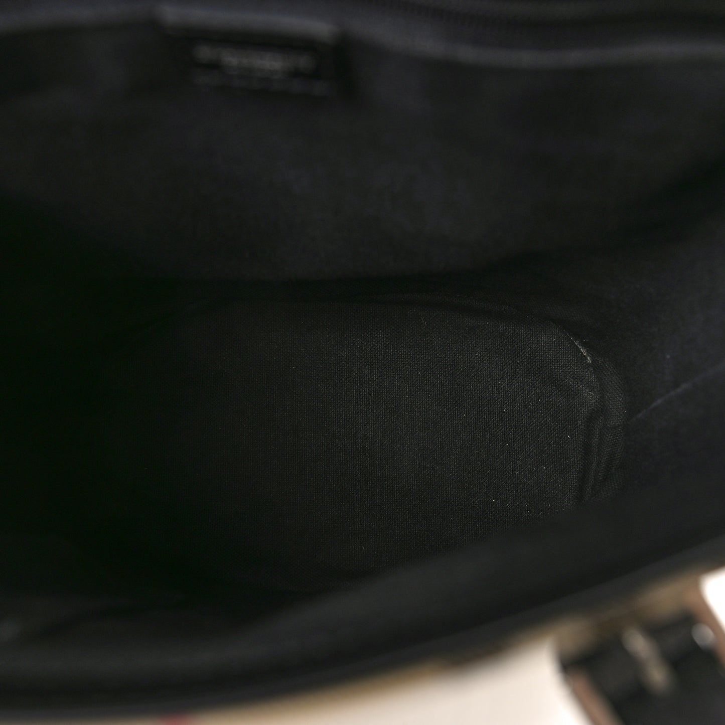 House Check Bucket Bag Black