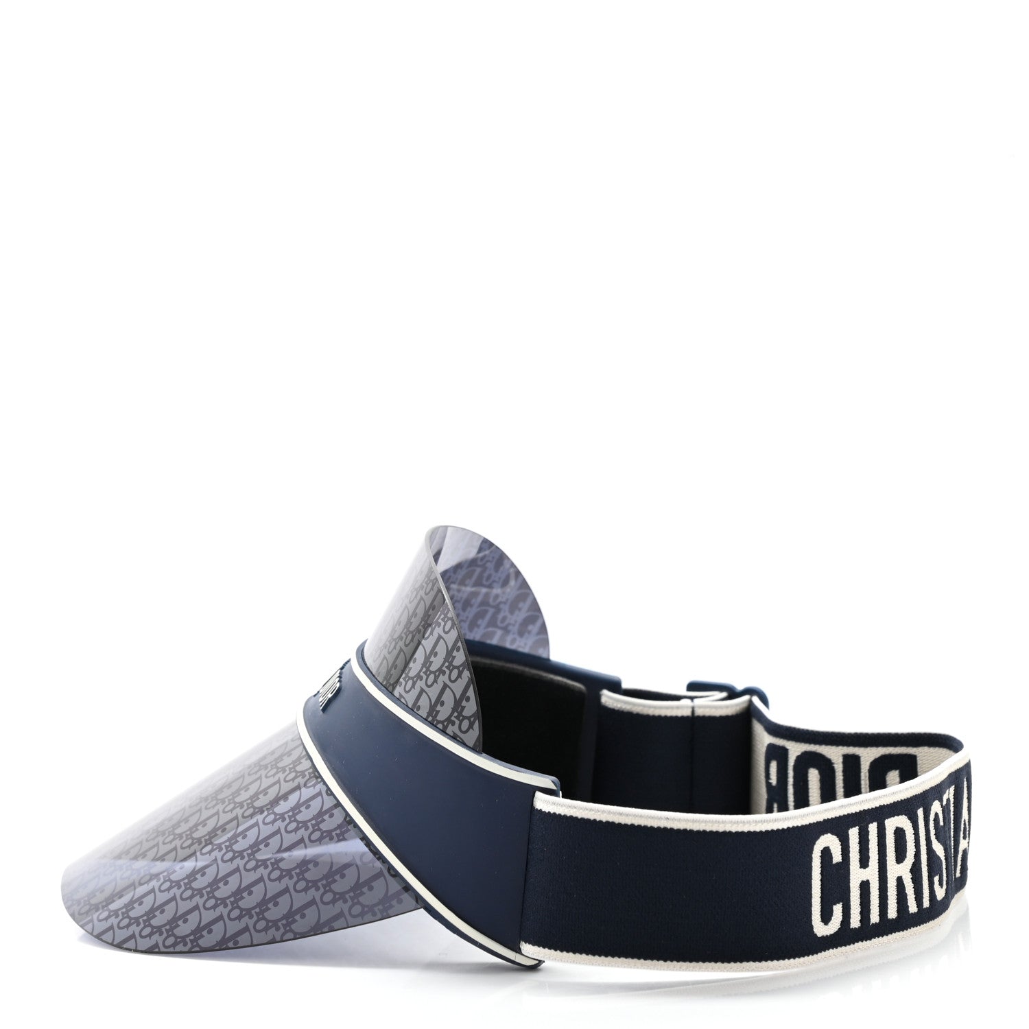Christian Dior Oblique DiorClub V1U Sun Visor Blue 4 of 10
