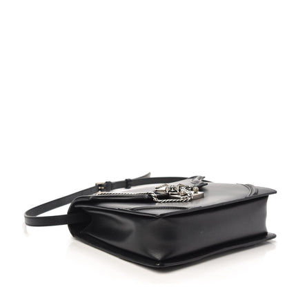Alexander McQueen Calfskin Chain Flower Satchel Black 4 of 10