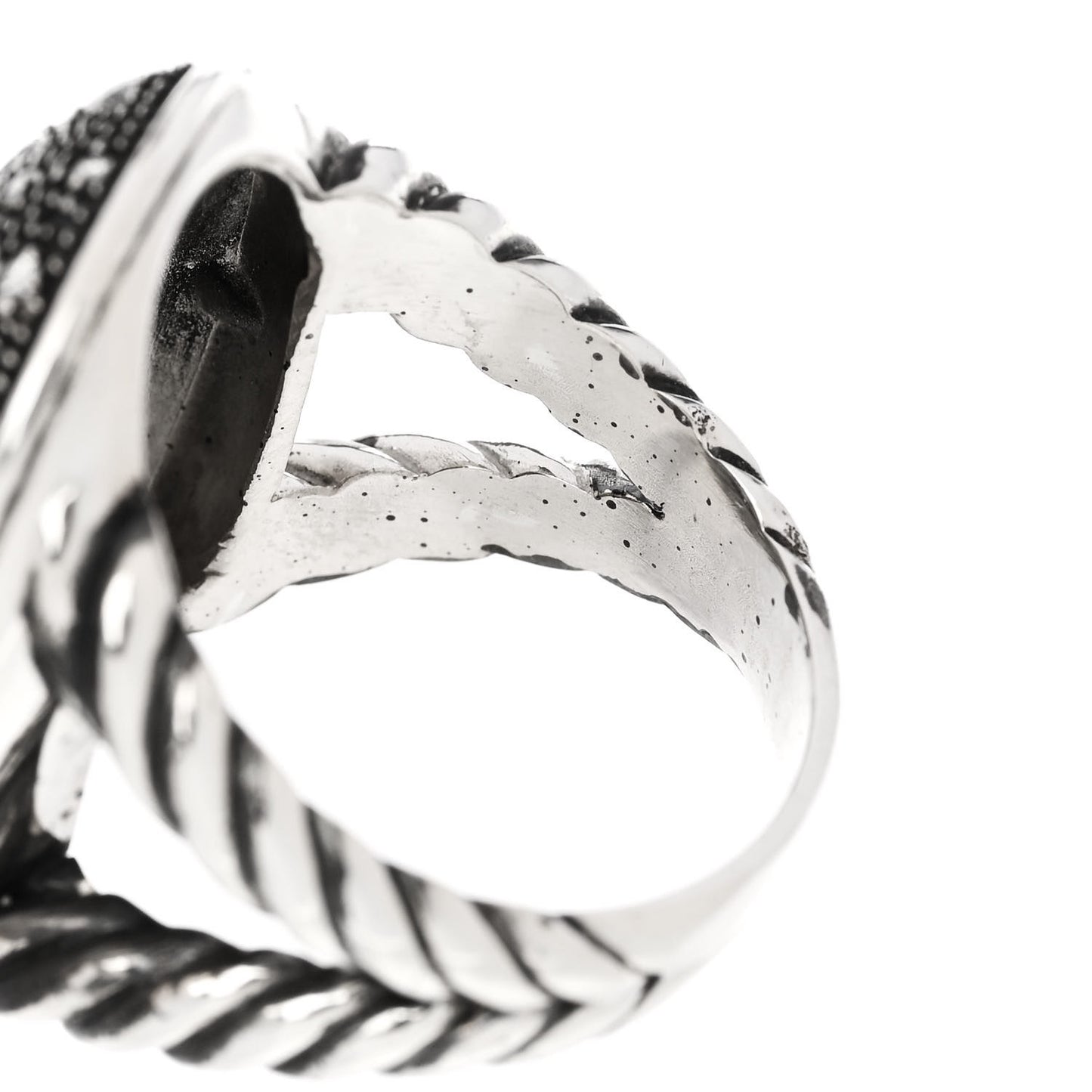 Sterling Silver Diamond Midnight Melange Ring 60 9