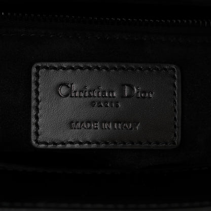 Christian Dior Calfskin Cannage Diamond Small Lady Dior Black 6 of 11