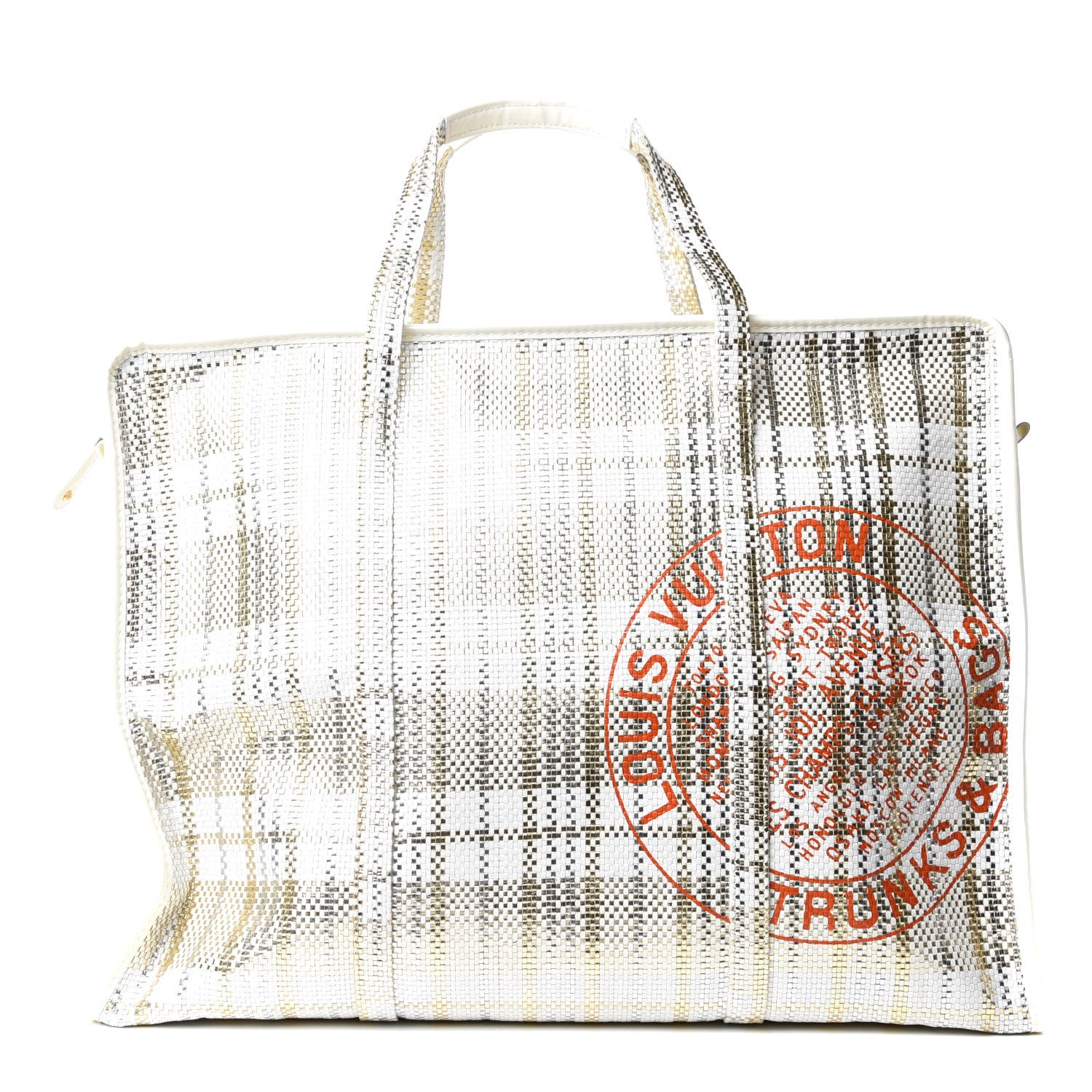 Louis Vuitton Braided Street Shopper GM Gold 1 of 9