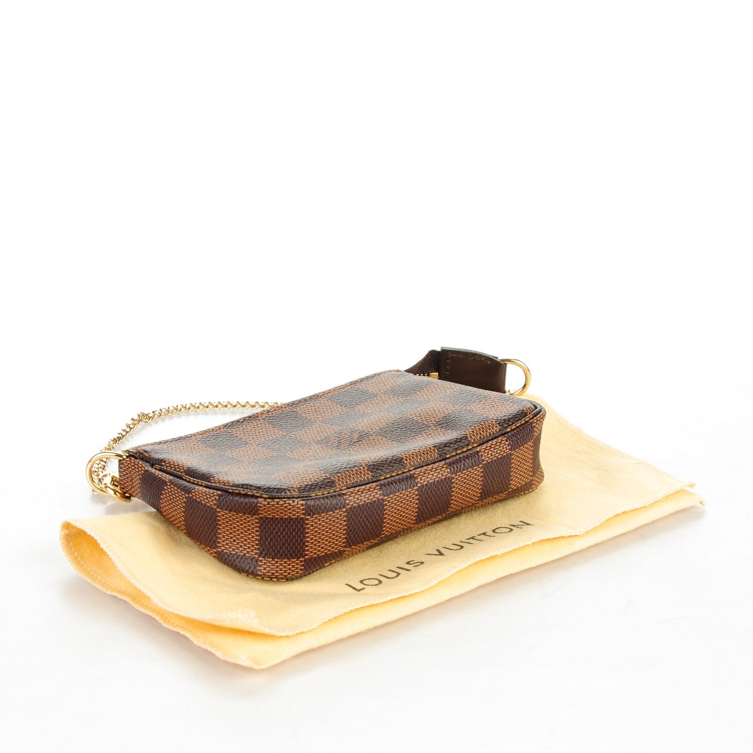 Louis Vuitton Damier Ebene Mini Pochette Accessories 4 of 7