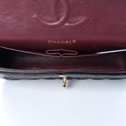 Chanel Lambskin Quilted Medium Double Flap Black 5 of 12