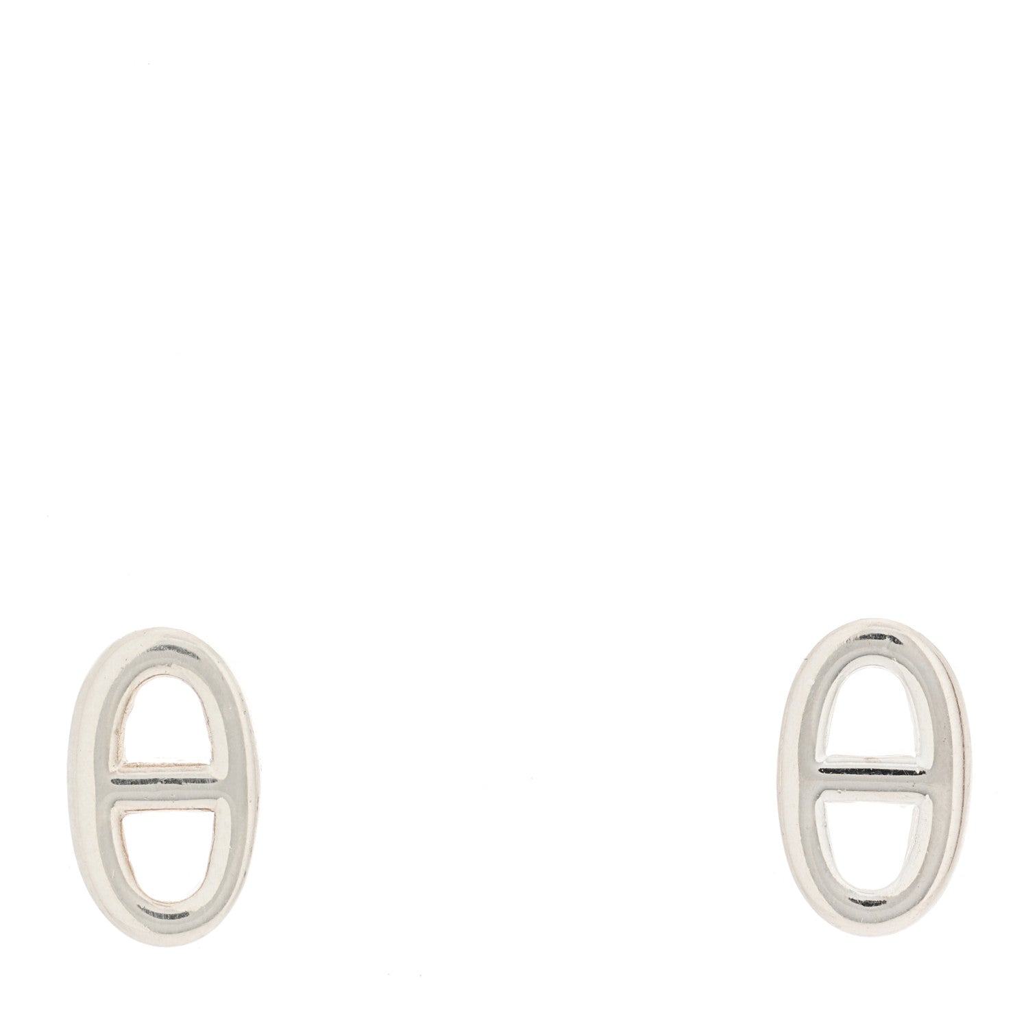 Hermes Sterling Silver TPM Farandole Earrings 1 of 4